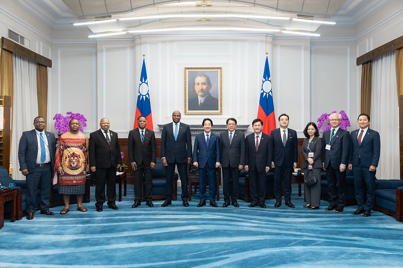 President Lai meets Eswatini delegation led by Prime Minister Russell Dlamini