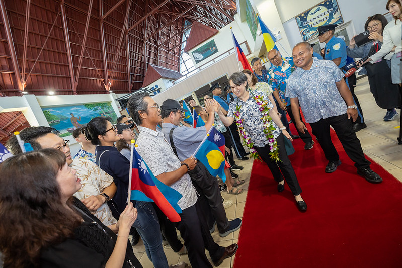 Vice President Hsiao arrives in Palau