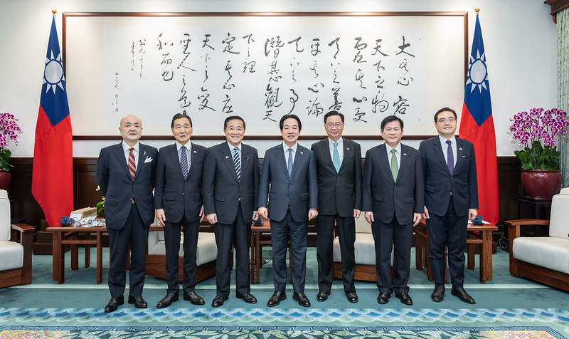 President Lai meets Former Special Advisor to the Prime Minister of Japan Nagashima Akihisa