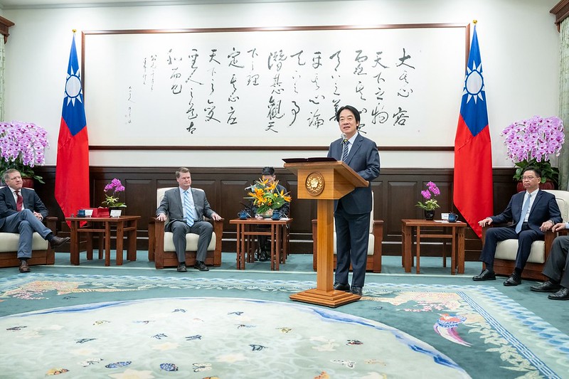 President Lai meets delegation from Institute for Indo-Pacific Security