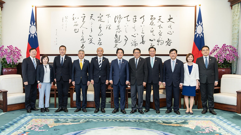President Lai meets Mayor Setaka Tetsuo of Nikko City, Tochigi Prefecture, Japan