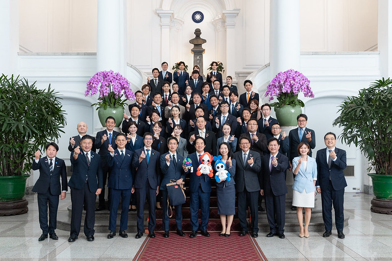 President Lai meets study delegation from Japan’s LDP Youth Division