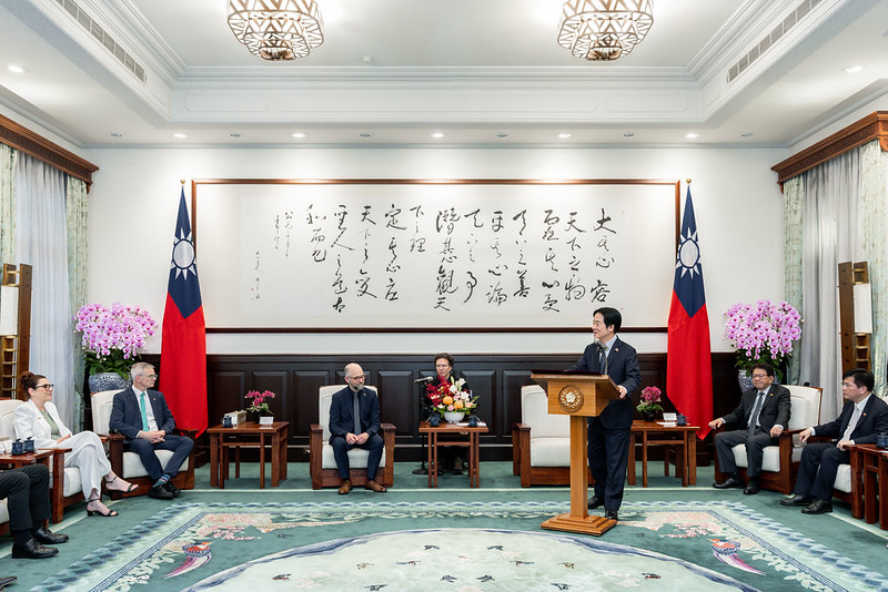 President Lai meets German-Taiwan Parliamentary Friendship Group delegation