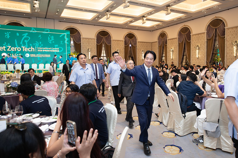 President Lai attends 2026 Net Zero Tech International Contest Award Ceremony and Networking Dinner 