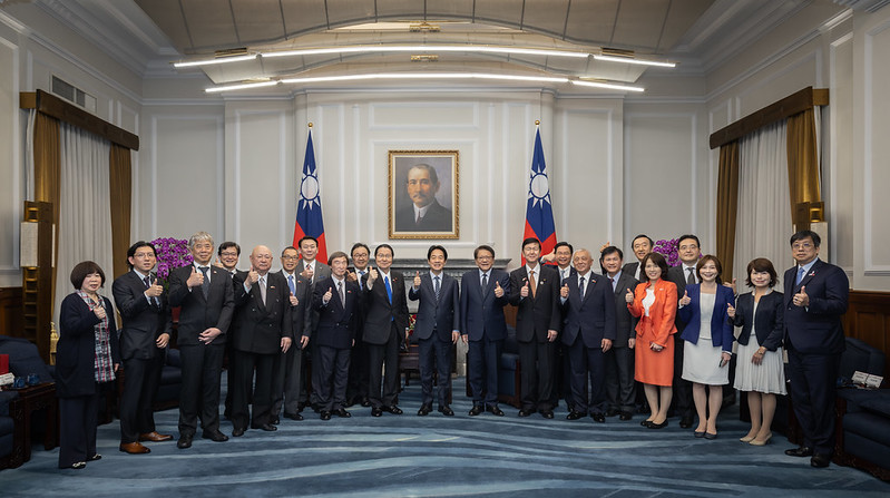 President Lai meets Japan-Taiwan Friendship Association Chairman Eto Seishiro