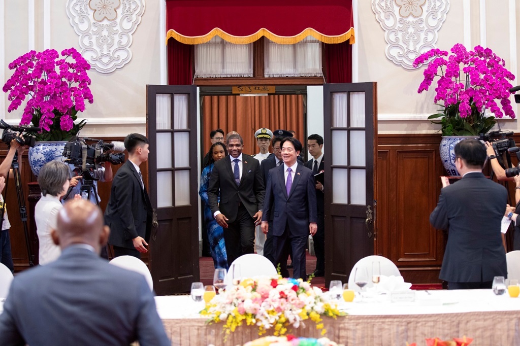 State banquets are usually held at the Auditorium in the Presidential Office Building.